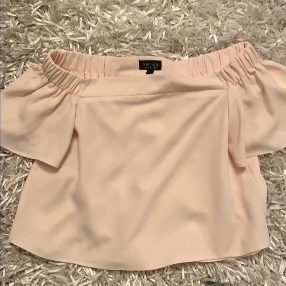 Topshop off the shoulder top, US 6 - Picture 1 of 3